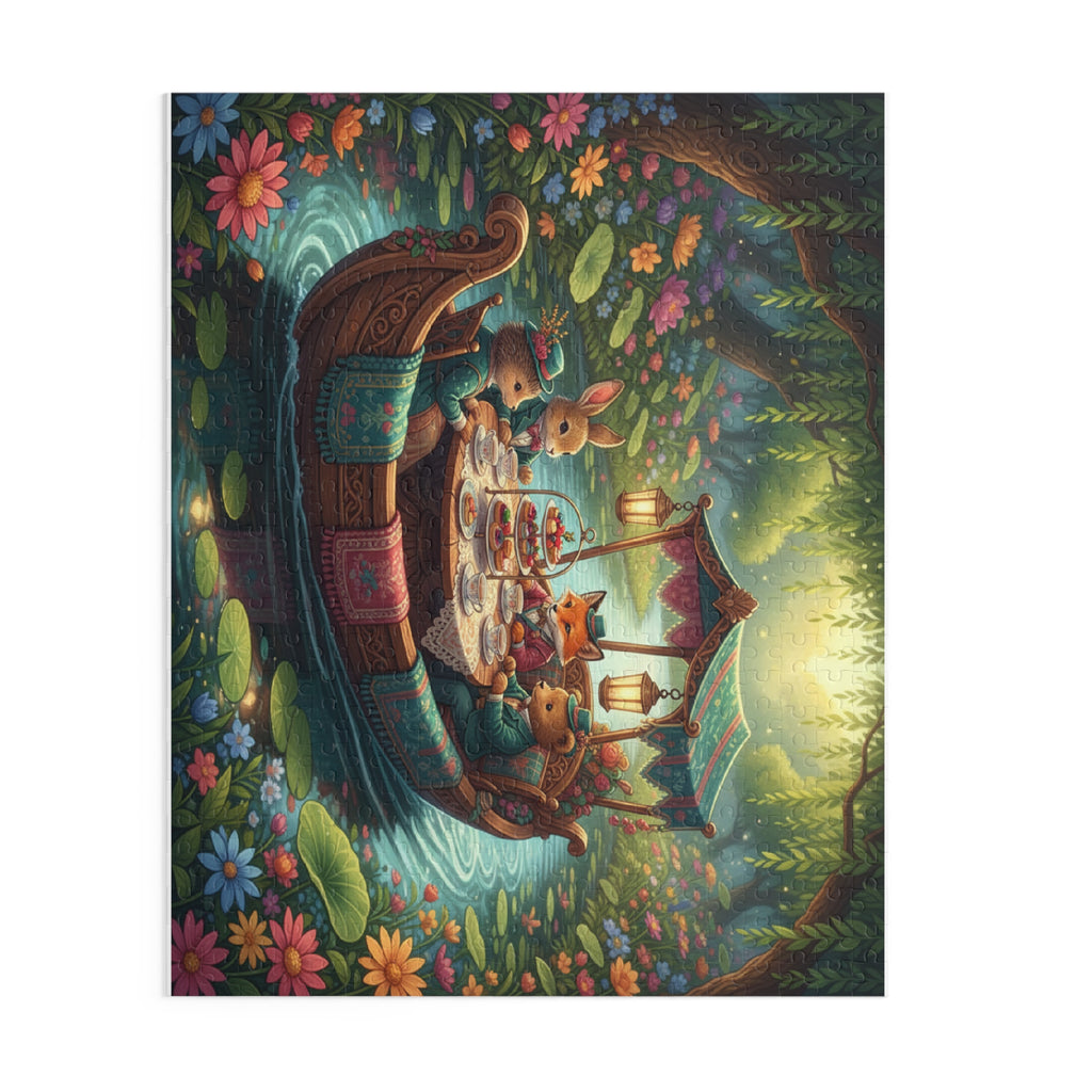 Riverboat Tea Party Jigsaw Puzzle (120/252/500 pcs)