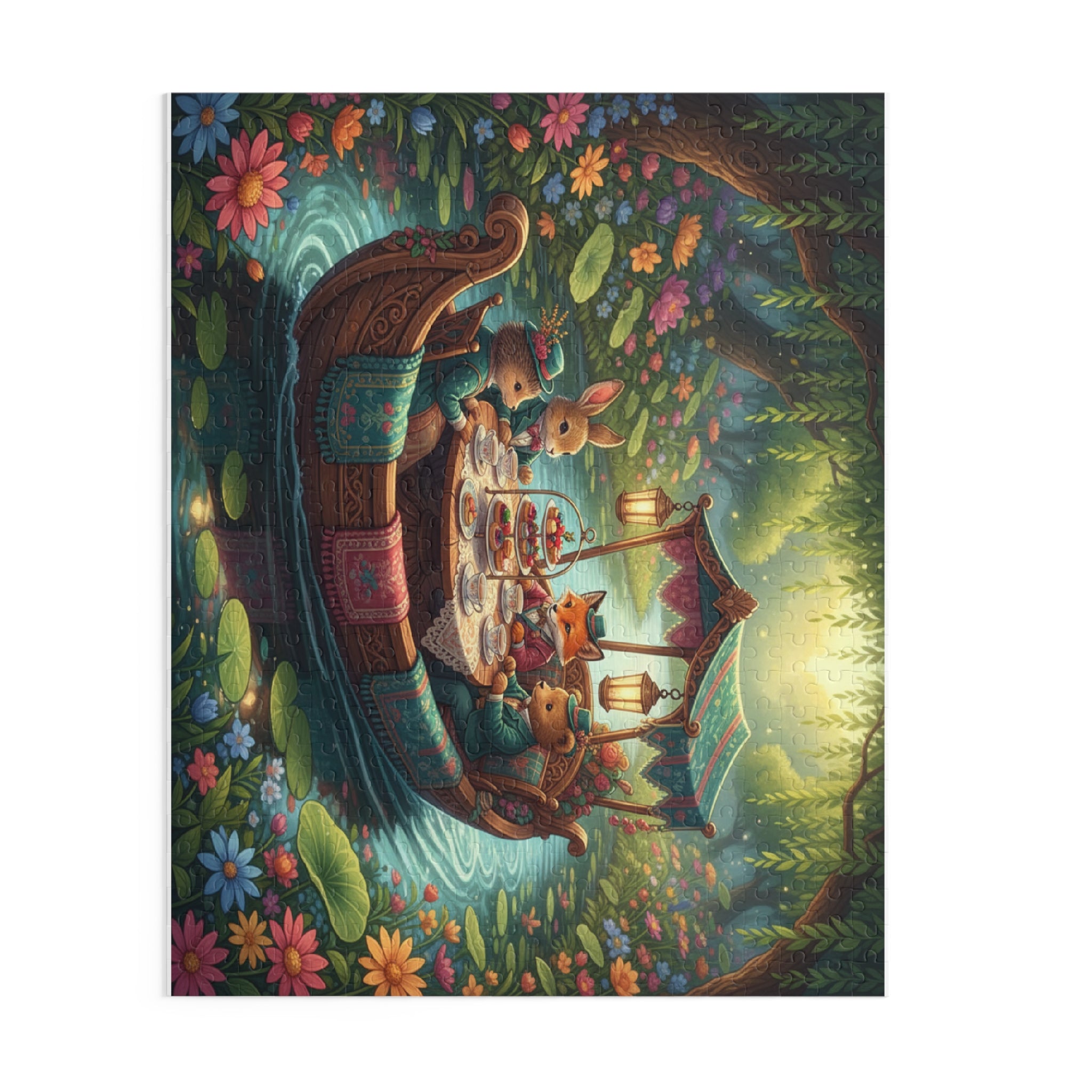 Riverboat Tea Party Jigsaw Puzzle (120/252/500 pcs)