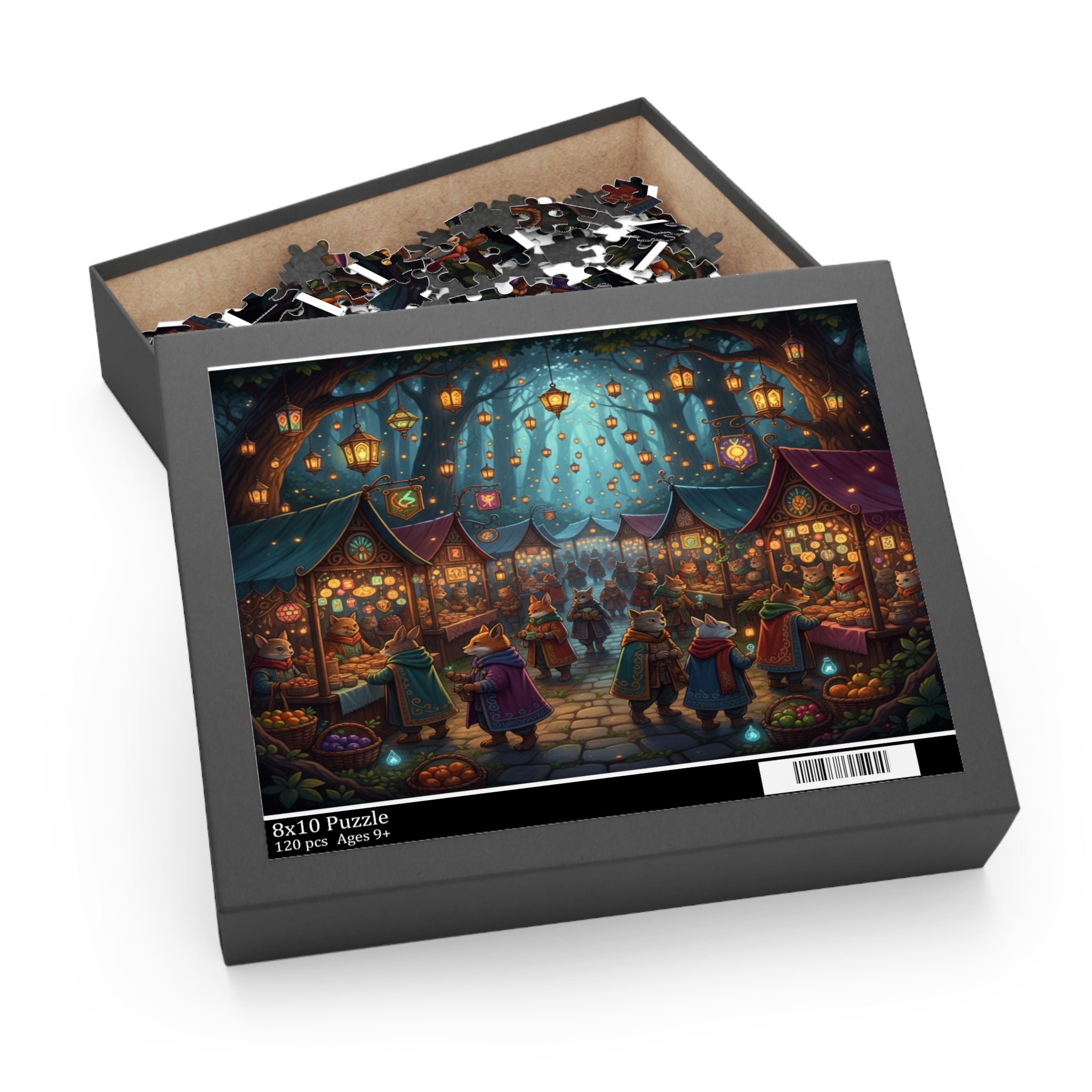Night Market in the Woods Jigsaw Puzzle (120/252/500 pcs)