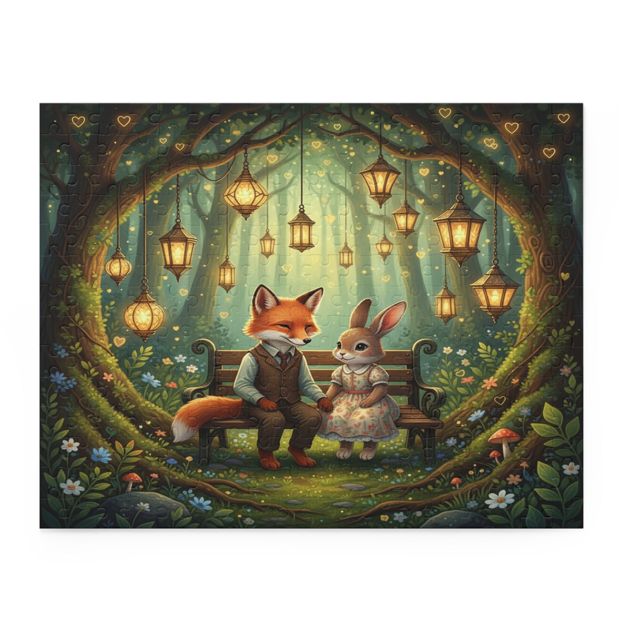 Lantern Light Companions Jigsaw Puzzle (120/252/500 pcs)