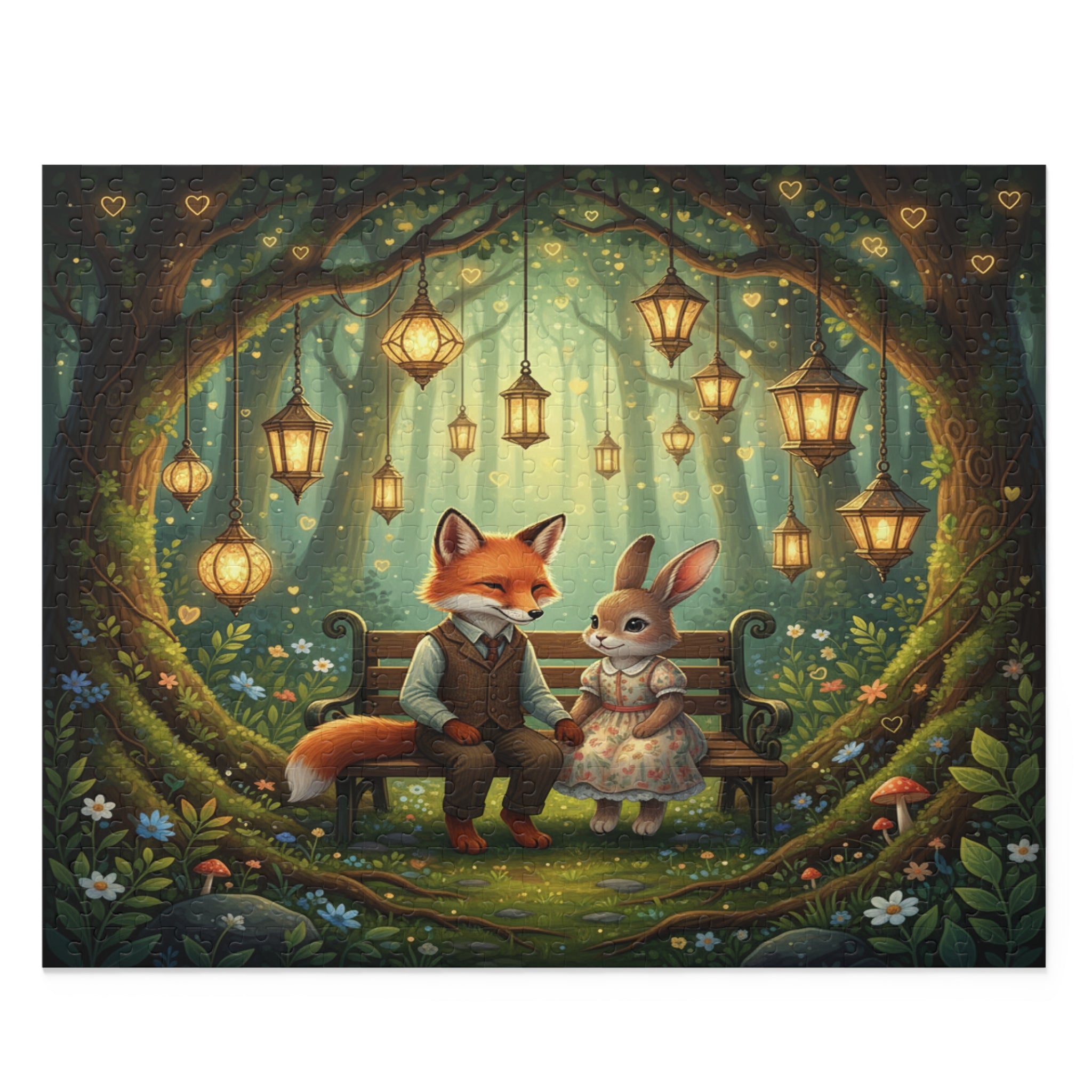 Lantern Light Companions Jigsaw Puzzle (120/252/500 pcs)