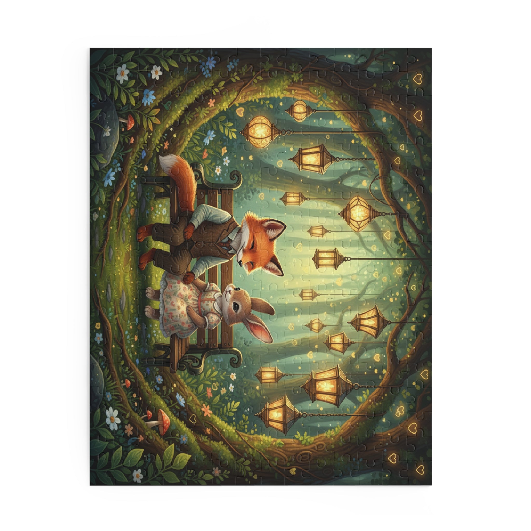 Lantern Light Companions Jigsaw Puzzle (120/252/500 pcs)