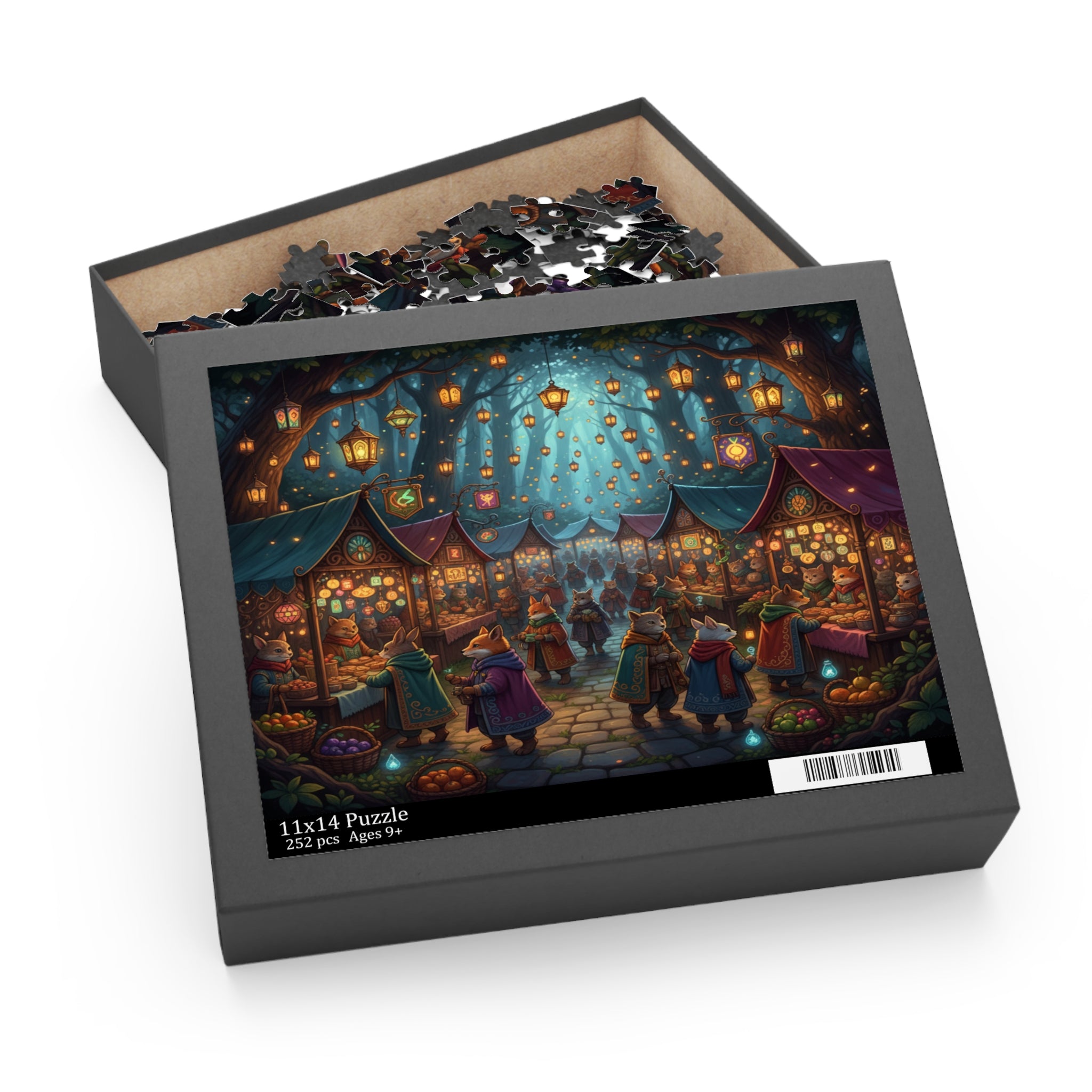 Night Market in the Woods Jigsaw Puzzle (120/252/500 pcs)
