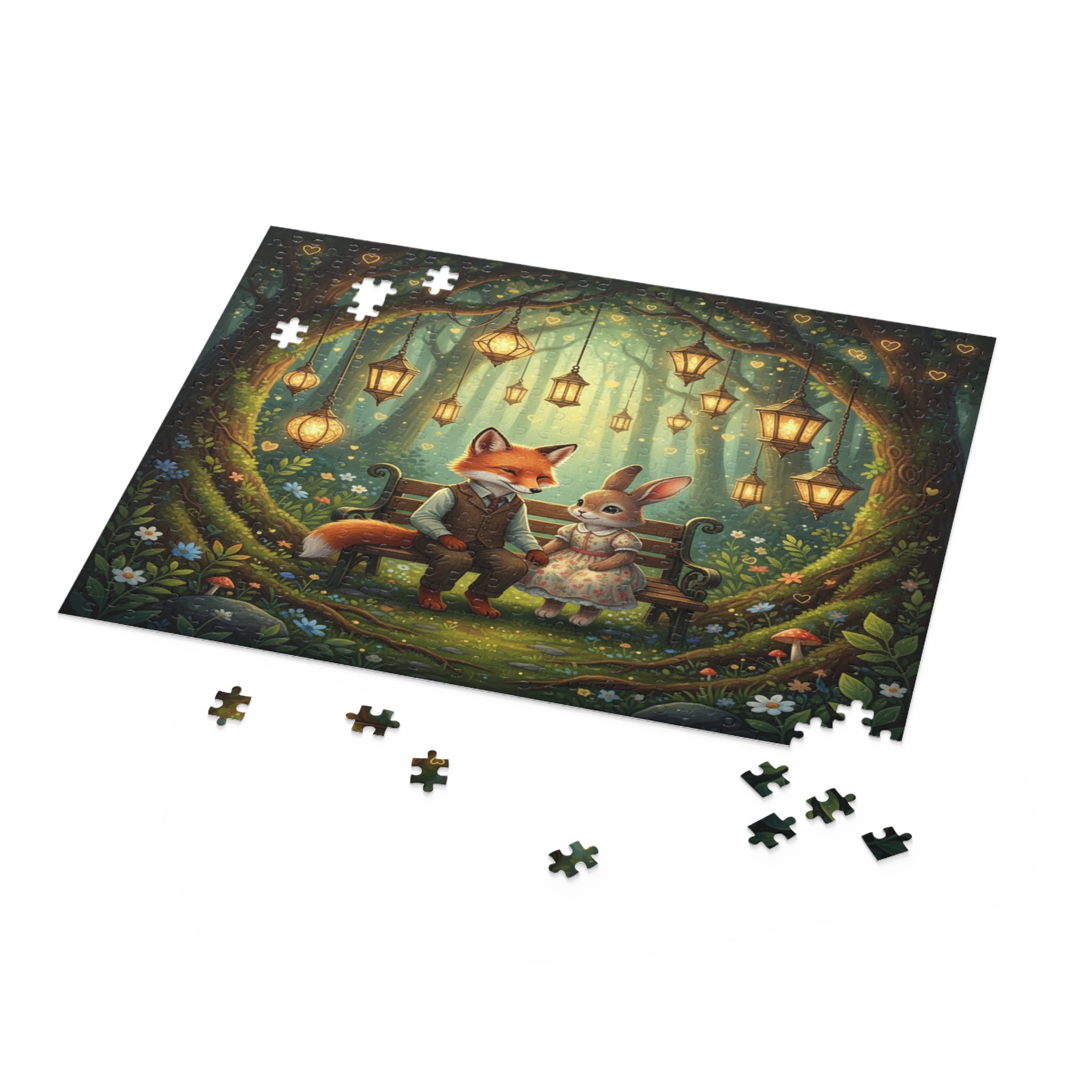 Lantern Light Companions Jigsaw Puzzle (120/252/500 pcs)