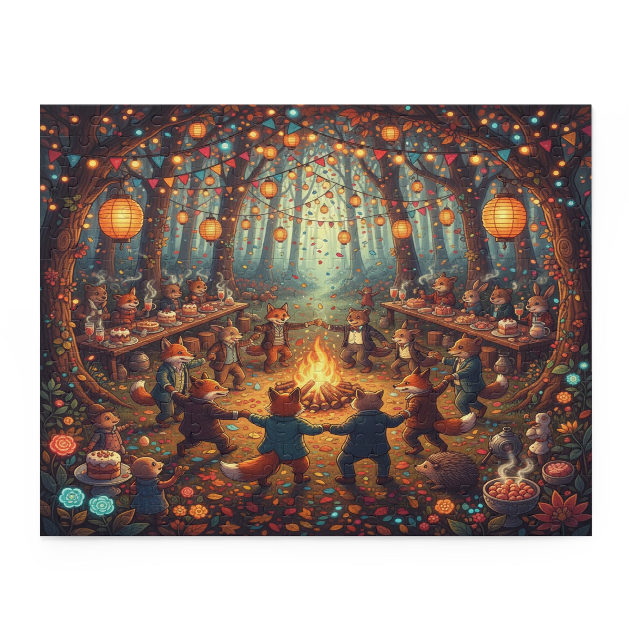 Grand Animal Celebration Jigsaw Puzzle (120/252/500 pcs)