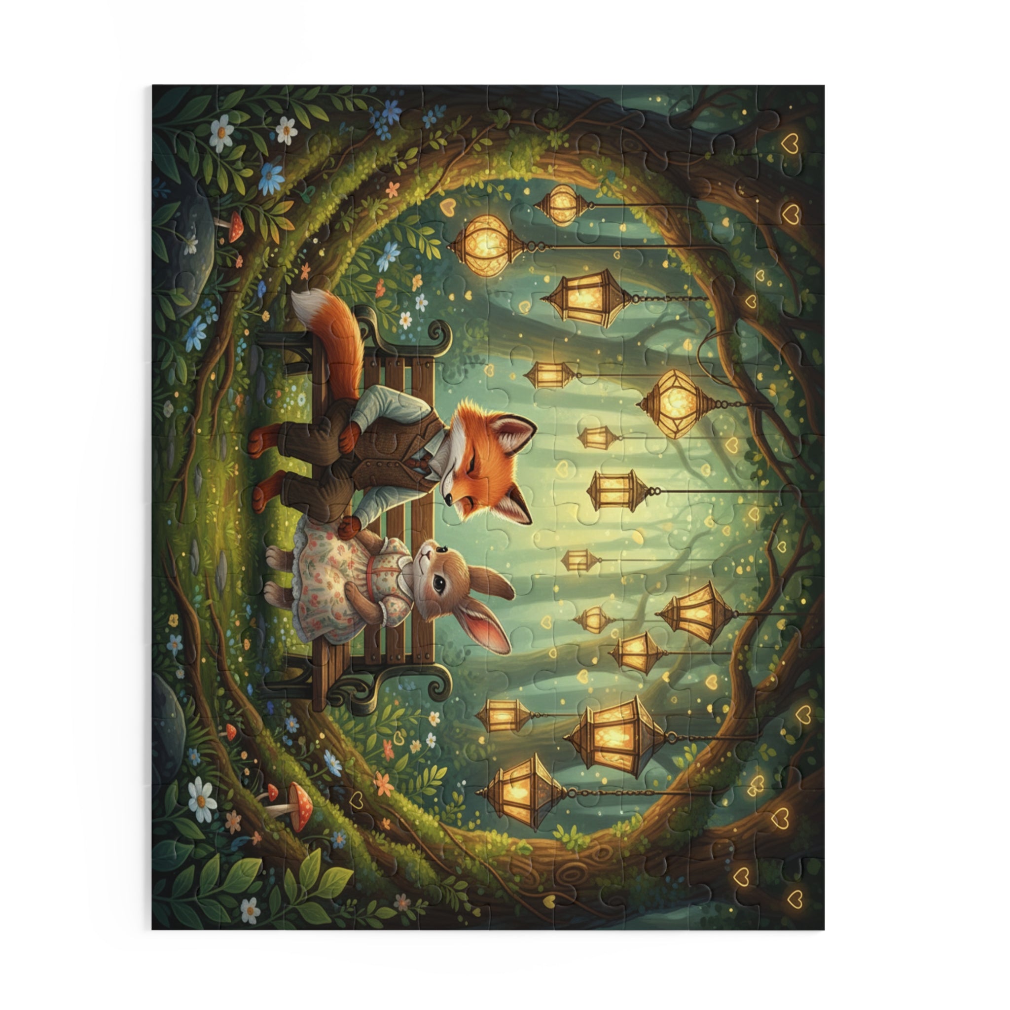 Lantern Light Companions Jigsaw Puzzle (120/252/500 pcs)