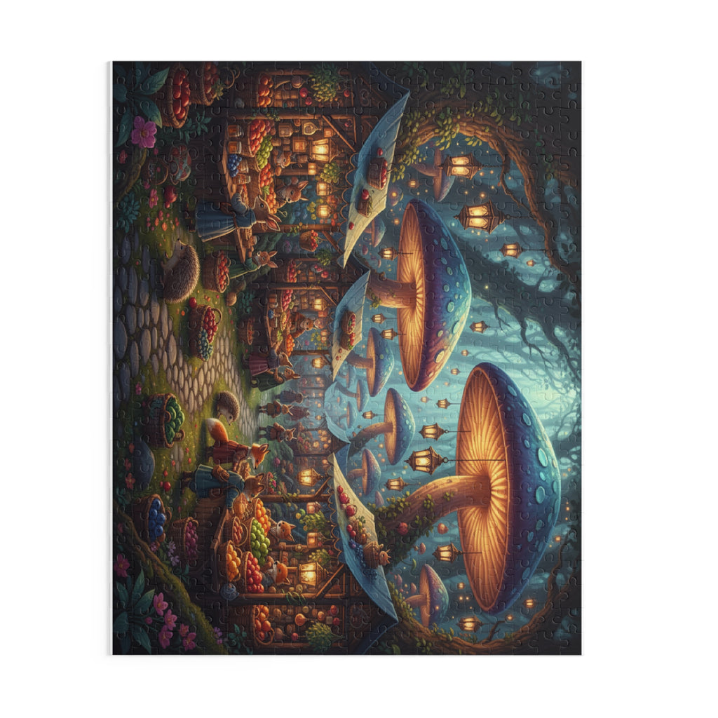 Mushroom Market Jigsaw Puzzle (120/252/500 pcs)