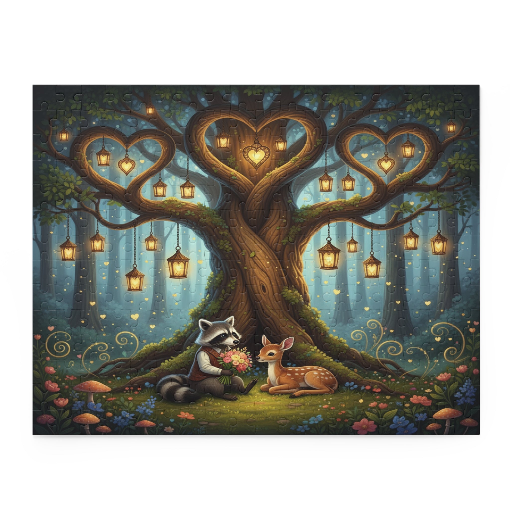 The Valentine Tree Jigsaw Puzzle (120/252/500 pcs)