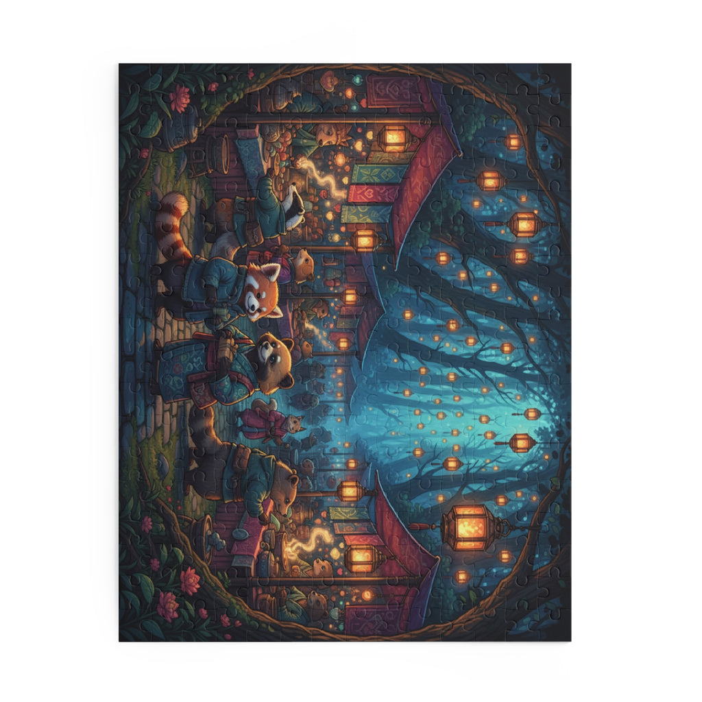 Love in the Lantern Market Jigsaw Puzzle (120/252/500 pcs)
