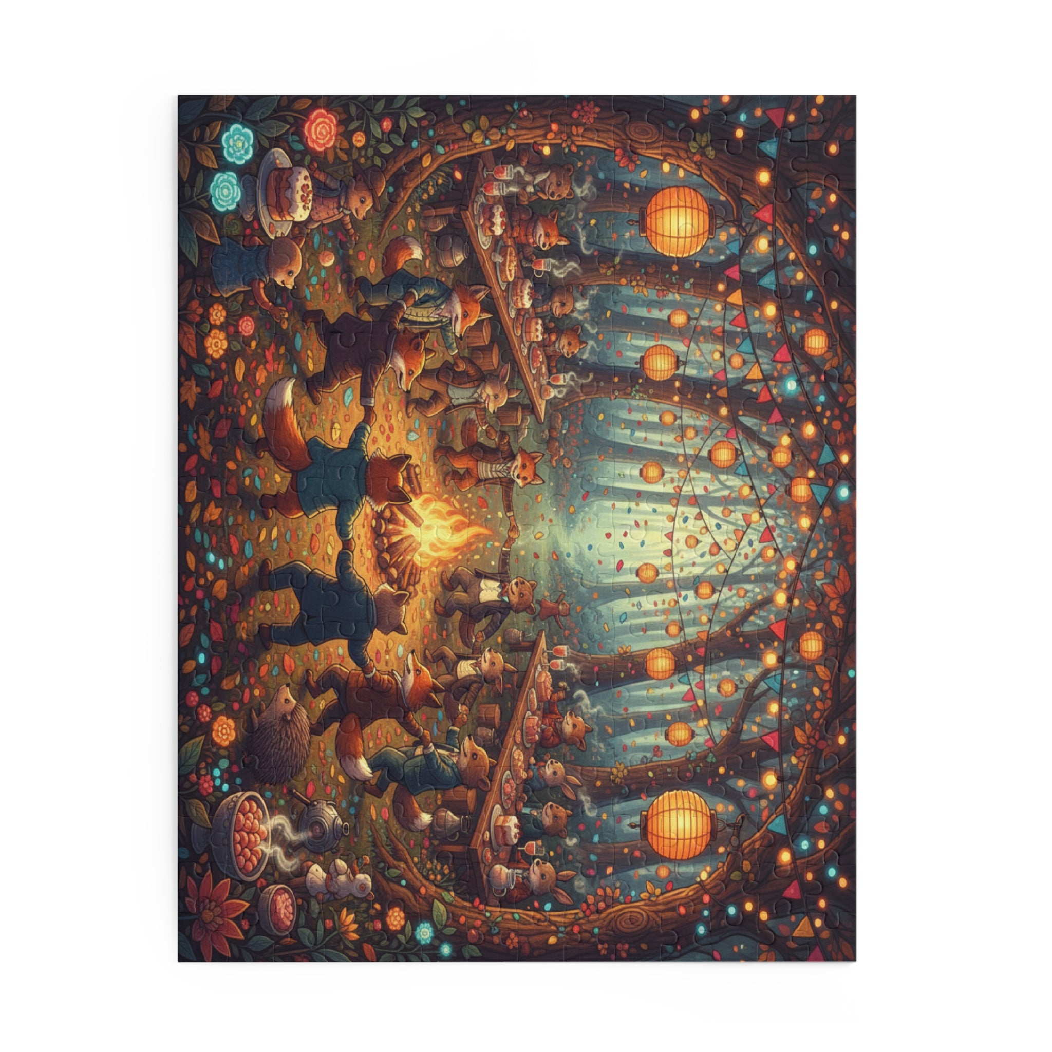 Grand Animal Celebration Jigsaw Puzzle (120/252/500 pcs)