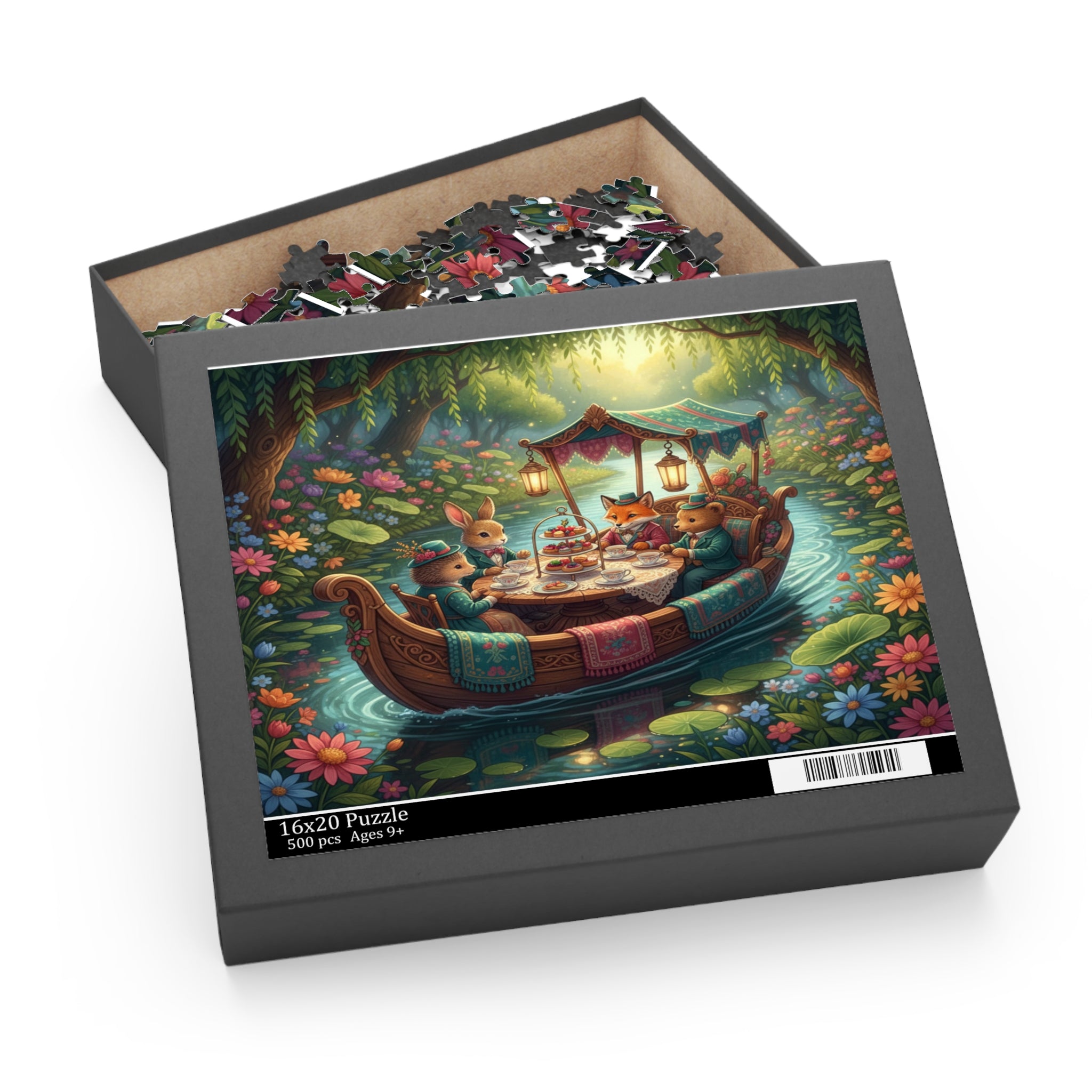 Riverboat Tea Party Jigsaw Puzzle (120/252/500 pcs)