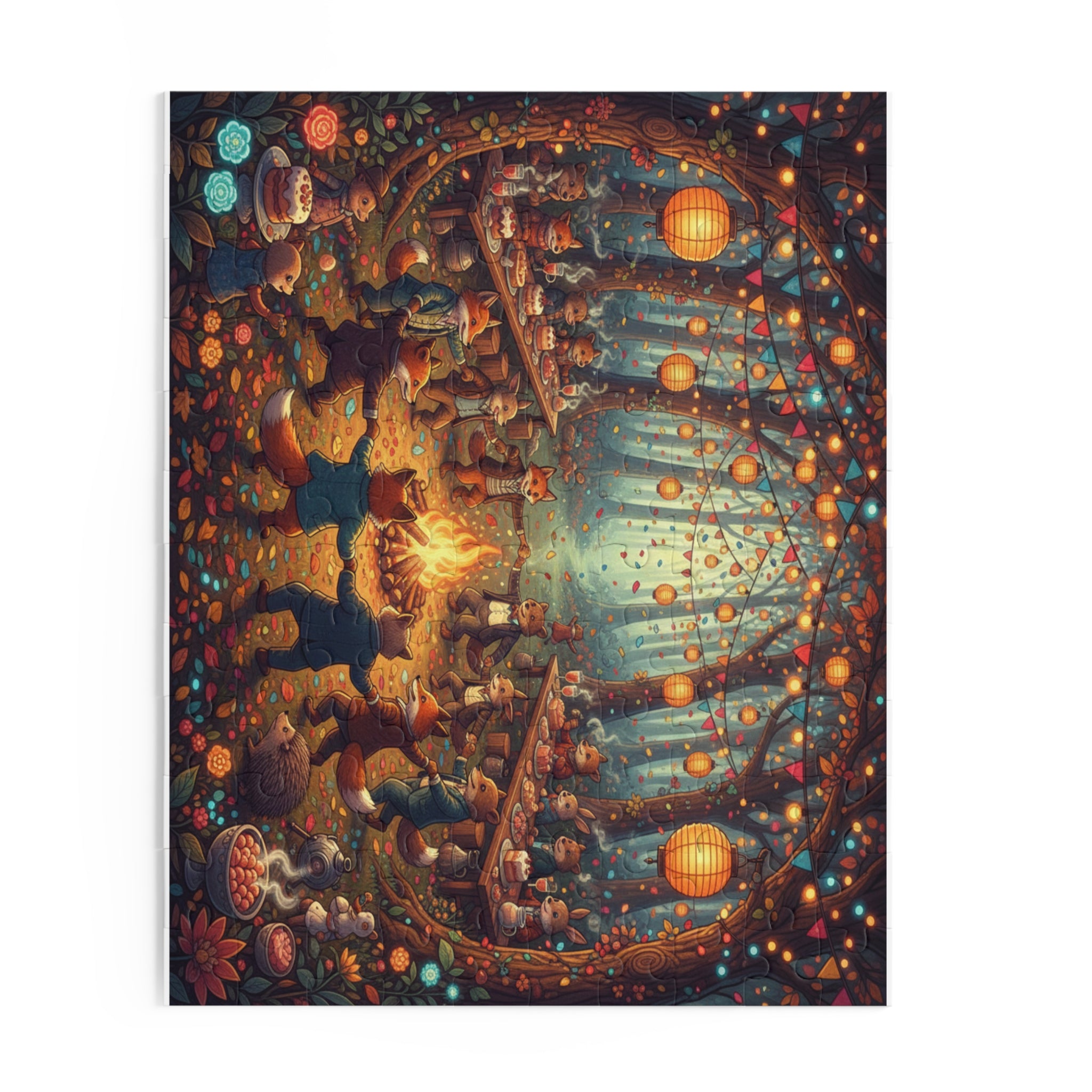 Grand Animal Celebration Jigsaw Puzzle (120/252/500 pcs)