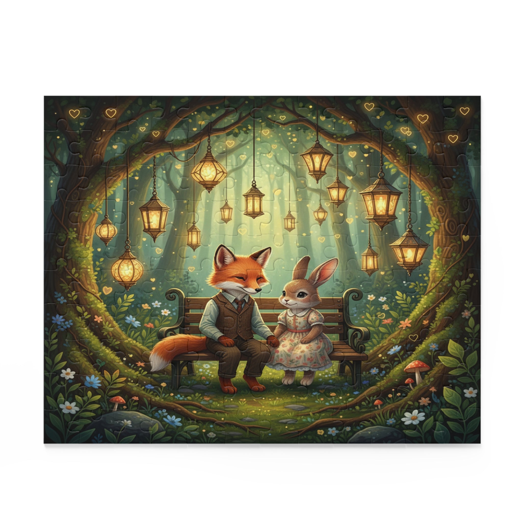 Lantern Light Companions Jigsaw Puzzle (120/252/500 pcs)