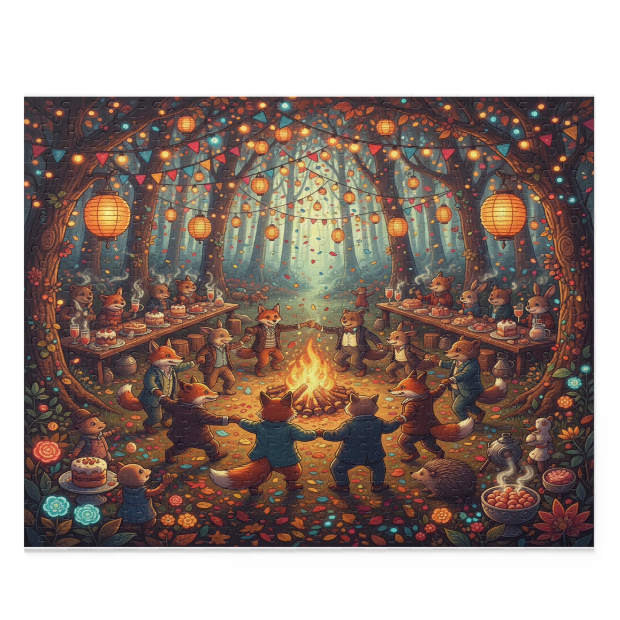 Grand Animal Celebration Jigsaw Puzzle (120/252/500 pcs)