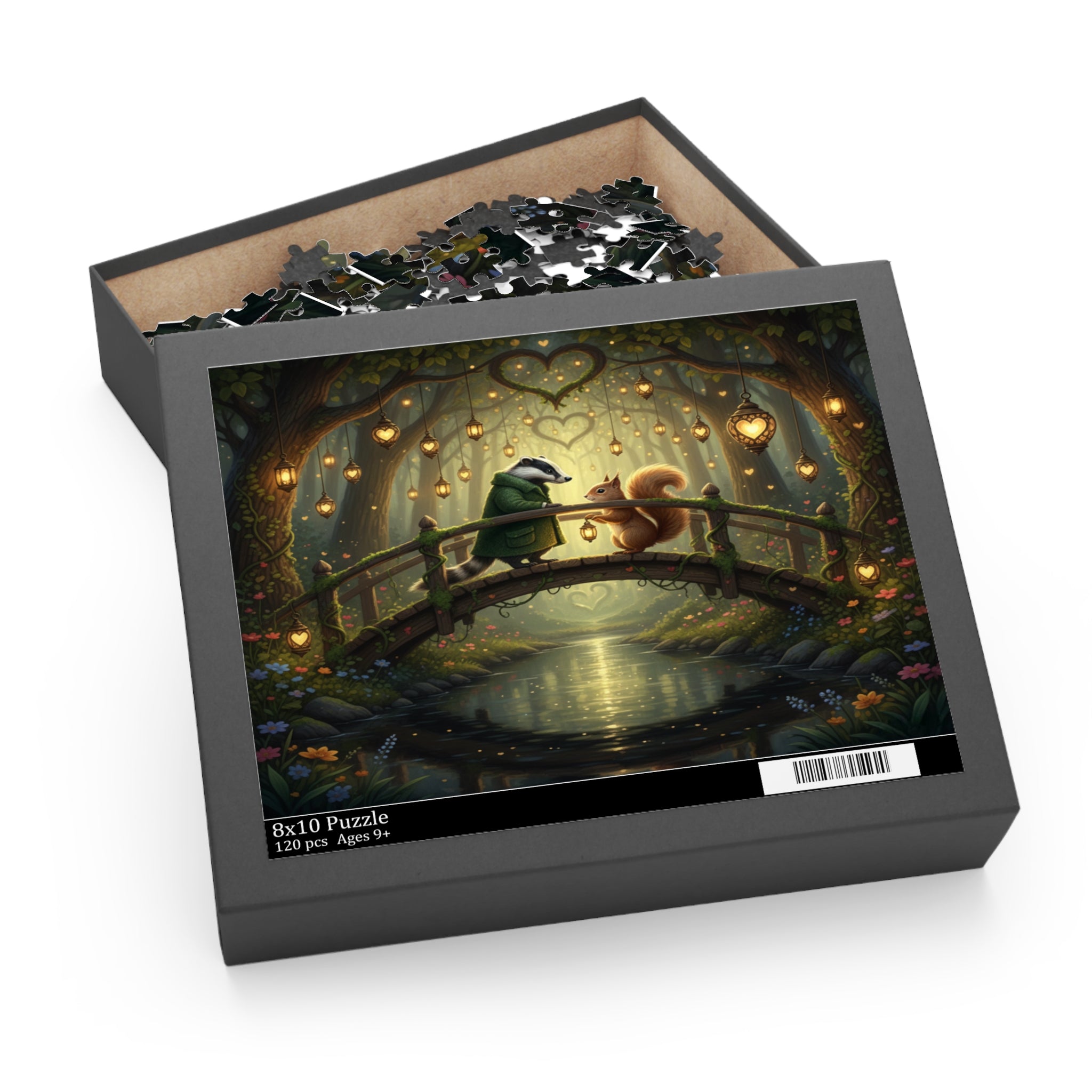 Tehe Enchanted Bridge Jigsaw Puzzle (120/252/500 pcs)