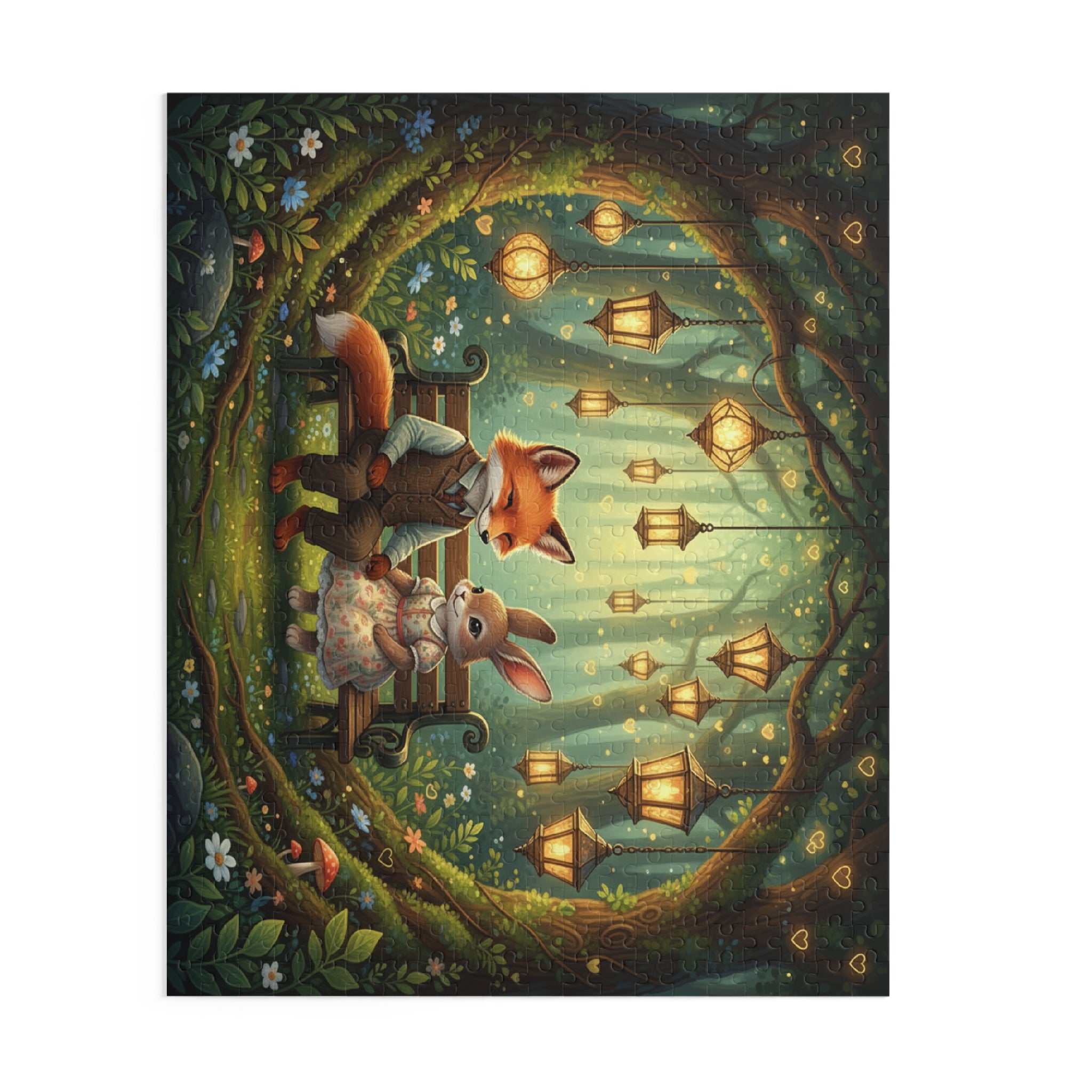 Lantern Light Companions Jigsaw Puzzle (120/252/500 pcs)